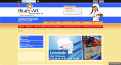Desktop Screenshot of fleury-art.com