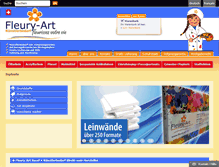 Tablet Screenshot of fleury-art.com